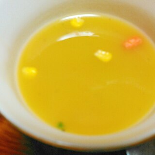 パンプキン風味の野菜スープ